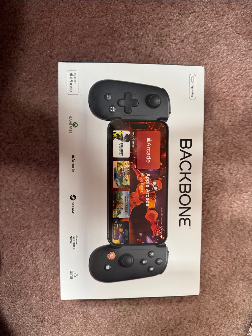 Backbone One Mobile Gaming Controller for iPhone with adapter - Black